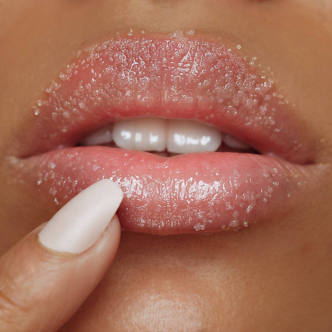 NCLA Beauty Sugar Sugar Lip Scrub Pink Grapefruit 100% Natural Vegan Cleanses Exfoliates Hydrates Brightens