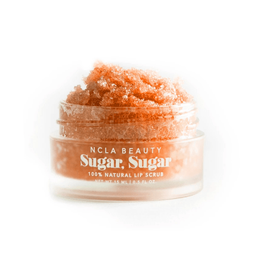NCLA Beauty Sugar Sugar Lip Scrub Pumpkin Spice 100% Natural Vegan Cleanses Exfoliates Hydrates Brightens