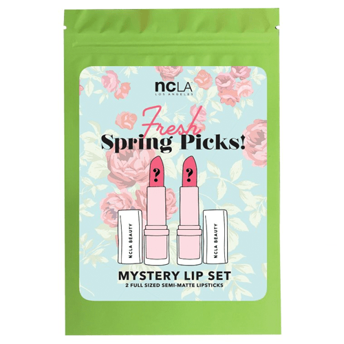 NCLA Beauty Fresh Spring Picks Mystery Lip Set Long-Lasting Semi-Matte Lipstick Cruelty Free Paraben Free Vegan