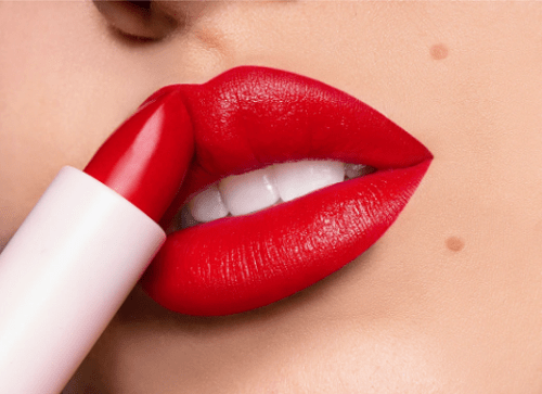 NCLA Beauty Long-Lasting Lipstick Crimson Red Cream Good Fortune Cruelty-Free Vegan Paraben Free