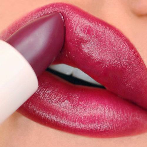 NCLA Beauty Semi-Matte Lipstick dark plum cream hollywood party girl Cruelty-Free Vegan Paraben Free