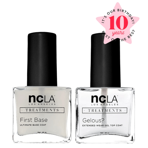 NCLA Beauty Nail Lacquer Polish Superstar Duo Top Base Duo Kit Vegan Cruelty Free