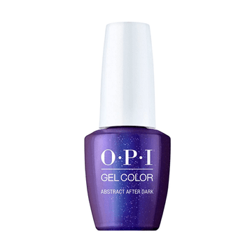 A shimmery midnight purple gel nail polish that will spark your creativity. OPI Downtown LA Collection Fall 2021 GelColor Soak-Off Gel Nail Polish - Abstract After Dark #GCLA10 - 15 mL 0.5 oz