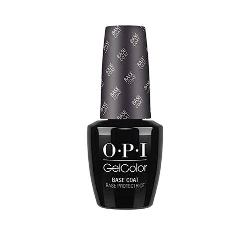Start your flawless gel manicure with OPI GelColor Base Coat. This classic formula creates a durable foundation for gel polishes and a final topcoat. Essential first step in creating a gorgeous nail look that lasts for weeks. OPI GelColor Soak-Off Gel Nail Polish - Base Coat #GC010