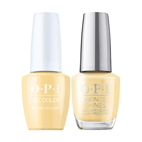 OPI, OPI GelColor + Matching Infinite Shine Bee-hind The Scenes, Gel & Shellac Polish