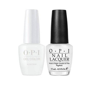 OPI, OPI GelColor + Matching Nail Lacquer Alpine Snow, Gel & Shellac Polish