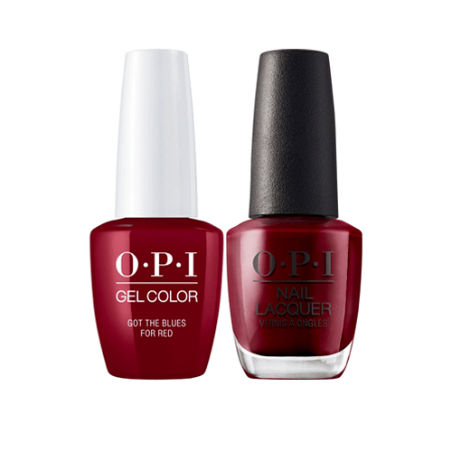 OPI, OPI GelColor + Matching Nail Lacquer Got The Blues For Red, Gel & Shellac Polish
