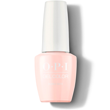 The perfect neutral! Light bubbly pink. Unbeatable shine. Easy removal in as fast as 7 minutes. 2+ weeks of wear. OPI GelColor Soak-Off Gel Nail Polish - Bubble Bath #GCS86