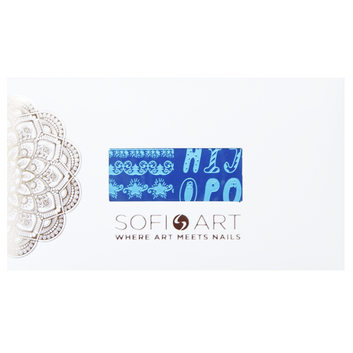 Sofi Art, Sofi Art Stamping Plate SA-030, Stamping Plate