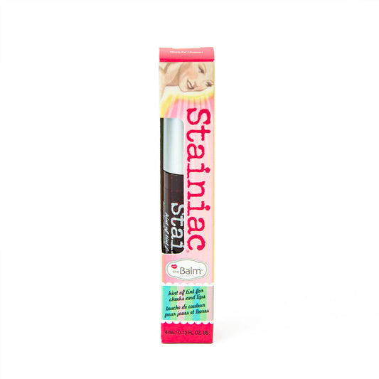 theBalm Cosmetics Stainiac Lip and Cheek Stain two-in-one lip and cheek stain gives natural, light flush to complement any skin tone