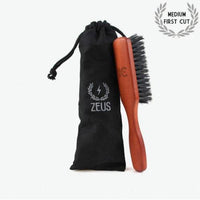 Zeus Beard, Zeus Beard Medium Beard Brush with 100% First Cut Boar Bristles, Beard Brush