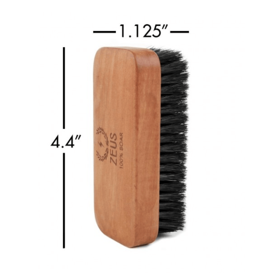 Zeus Beard, Zeus Beard Palm Beard Brush 100% Boar Bristles - Soft, Beard Brush