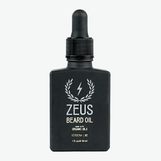 Zeus Beard, Zeus Beard Oil with Organic Oils Verbena Lime, Beard Oil