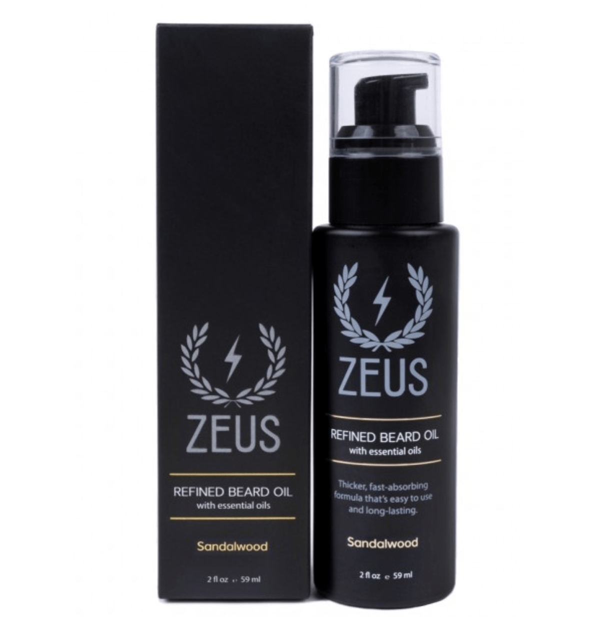 Zeus Beard, Zeus Beard Refined Beard Oil Sandalwood, Beard Oil
